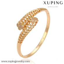 51318 Einfache Bangle Jewelry Saudi-Arabien Jewelry 18k Gold Sex Girls Bangle